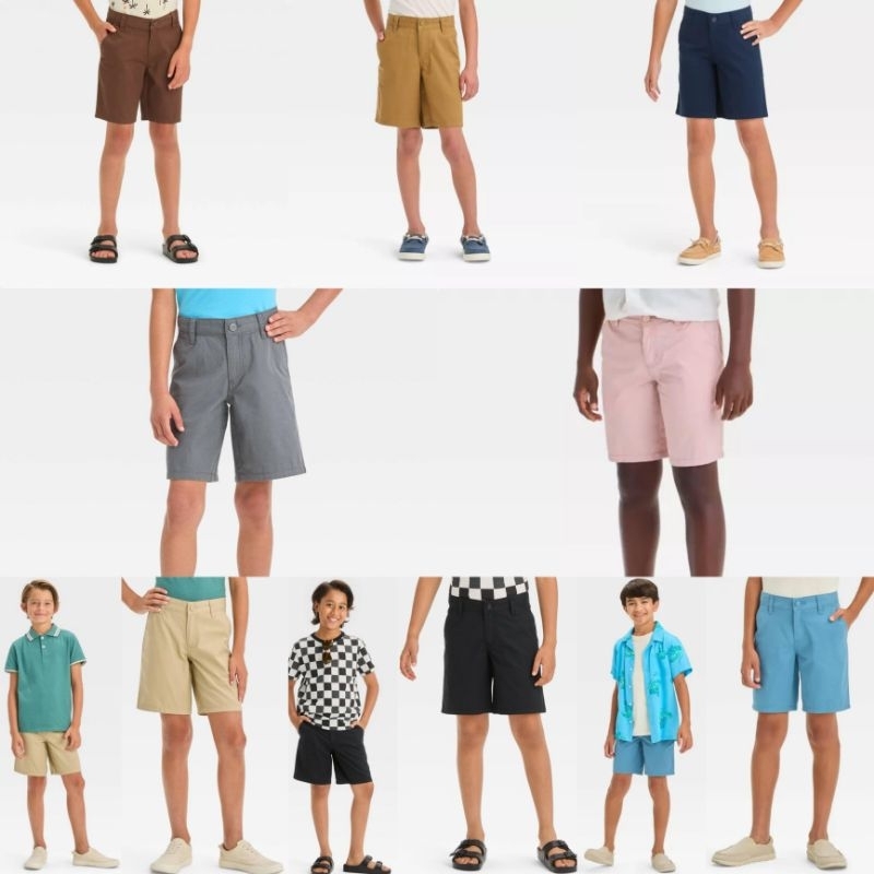 celana pendek chinos anak laki laki Cat&jack (SIZE SLIM & HUSKY)