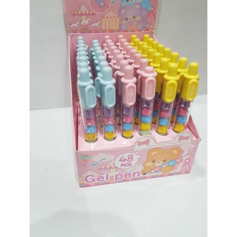 

Bolpoin Gel Lucu Weibo Dadu Batang Bear 0,5mm Satuan WB-55676-3