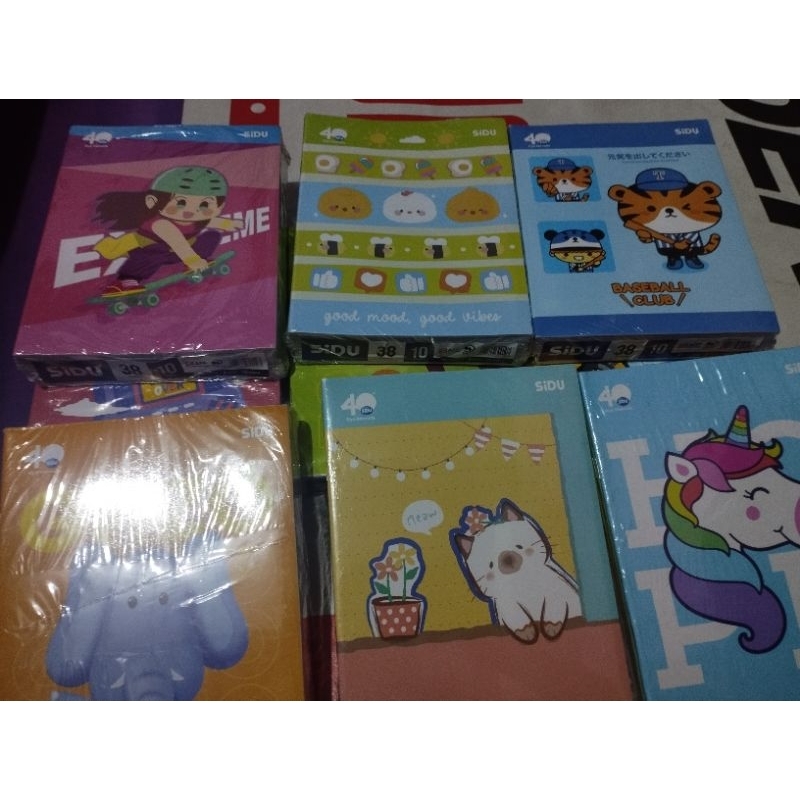 

Buku Tulis Sidu 58lembar Kartonan