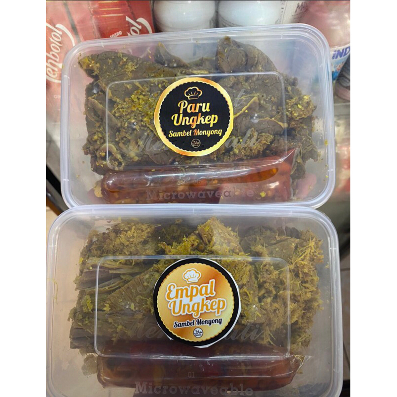 

Frozen Paru Ungkep Empal Ungkep Siap Saji Goreng Sambal Monyong