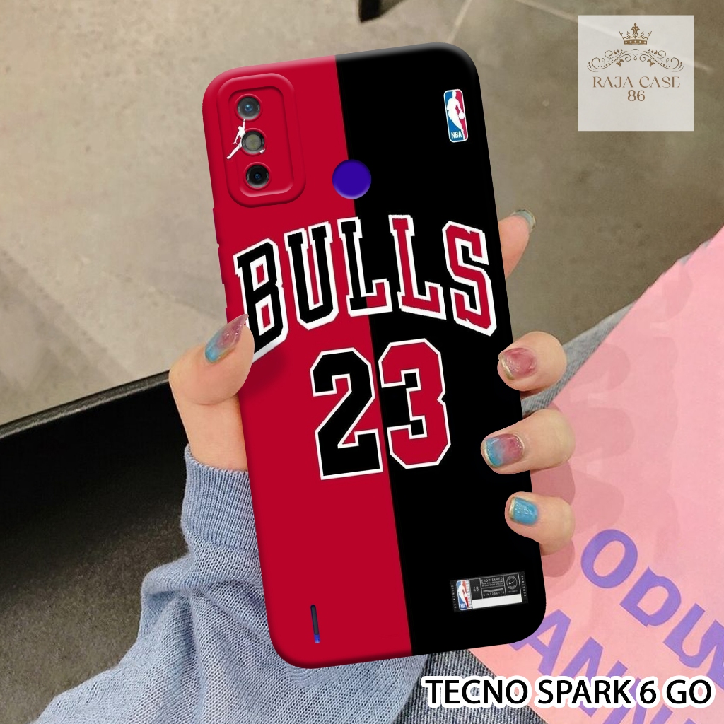 Softcase Tecno Spark 6 Go - Rajacase - Case Tecno Spark 6 Go - Motif Case Branded - Case Tecno Spark