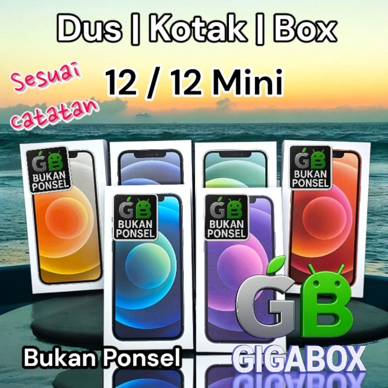 

(Sesuai Catatan) Dus | Kardus | Box 12 / 12 Mini – Kemasan Premium dan Elegan FULLSET
