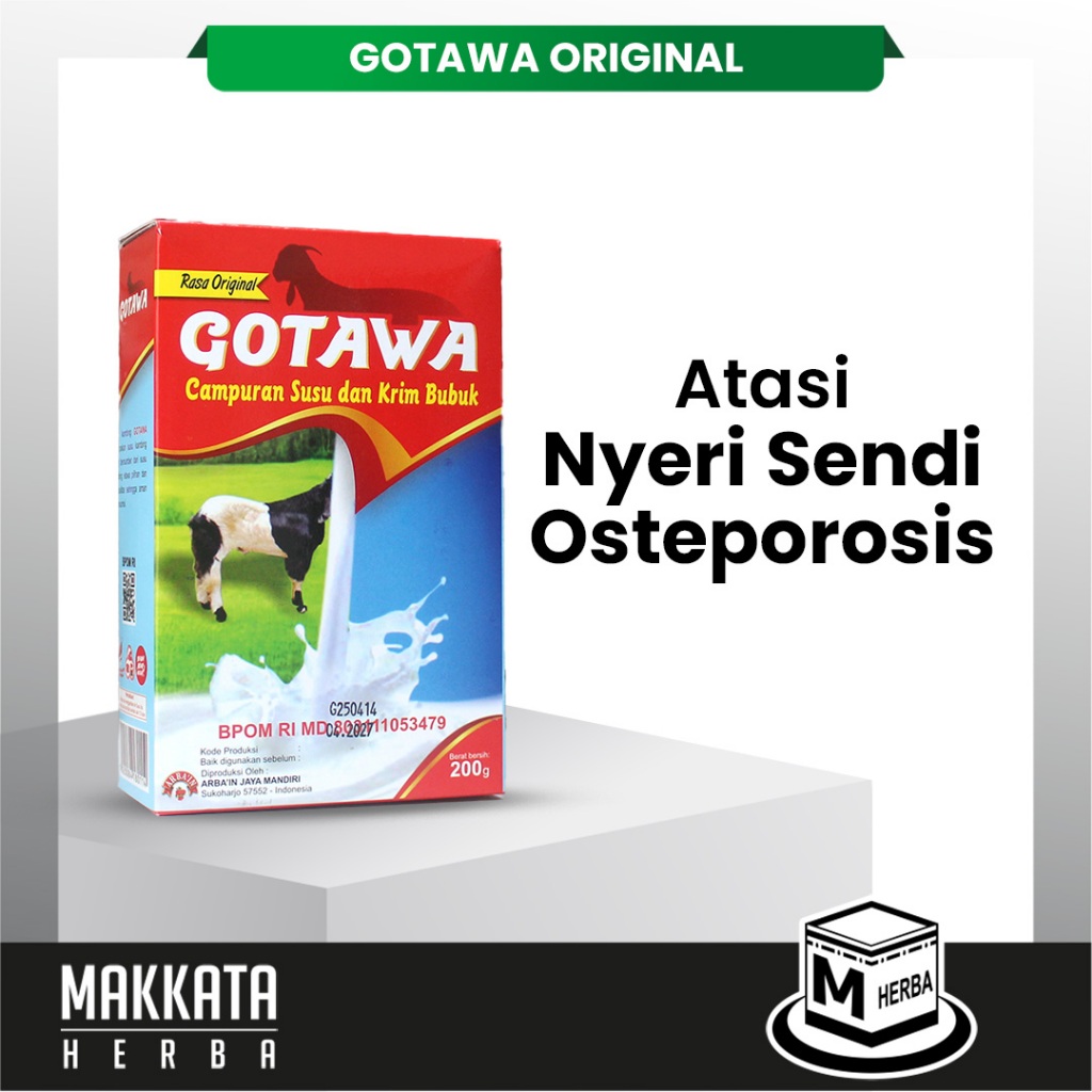 

OBAT NYERI SENDI DAN TULANG Susu Kambing Gotawa Atasi Nyeri Sendi Pengapuran Tulang Rasa Original