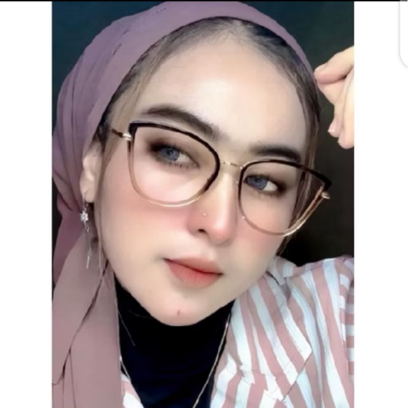 kacamata cat eye titanium kacamata wanita anti radiasi photocromic