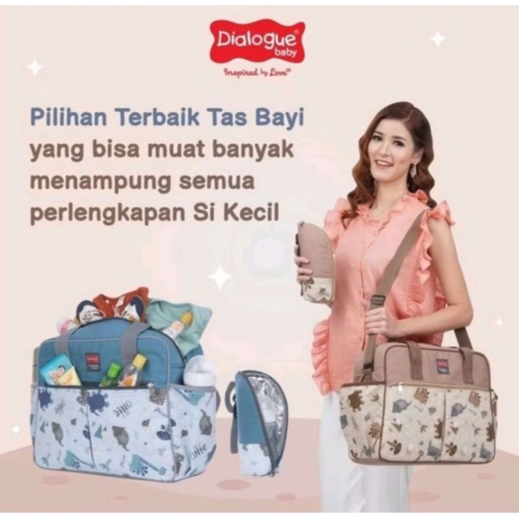 Dialogue Baby Tas Bayi Besar Dino Fun Series