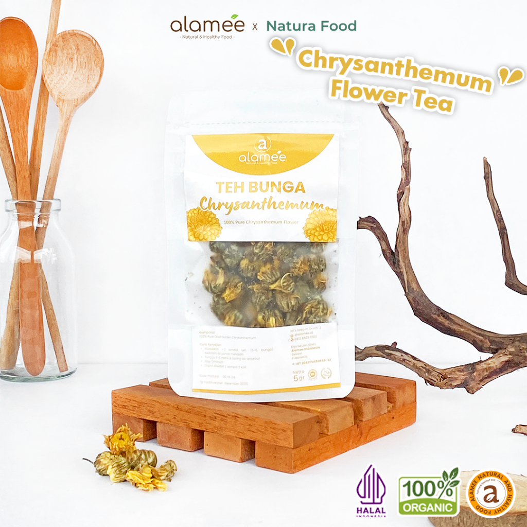 

ALAMEE Teh Chrysanthemum Tea Bunga Krisan Emas Golden Crysant Alami Organik Crysanthemum 5gr Premium