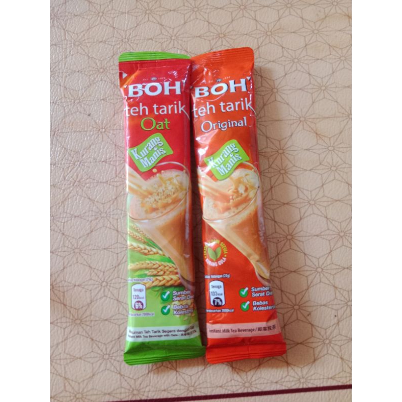 

Boh Teh Tarik Less Sweet ECERAN 1 sachet