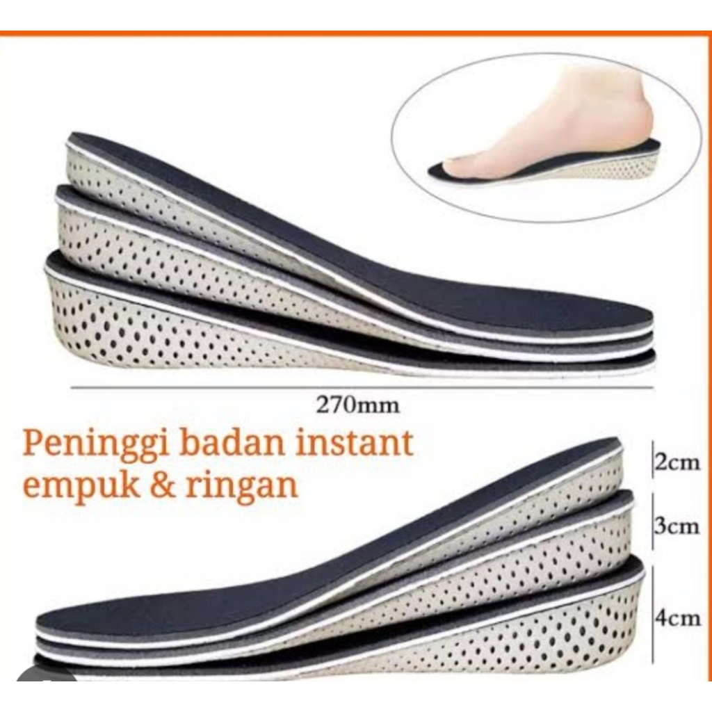 insole sepatu penambah tinggi badan