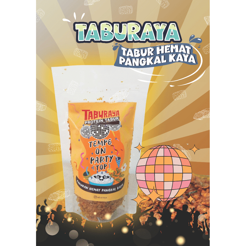 

Taburaya TOP (Tempe On Party) 100gr