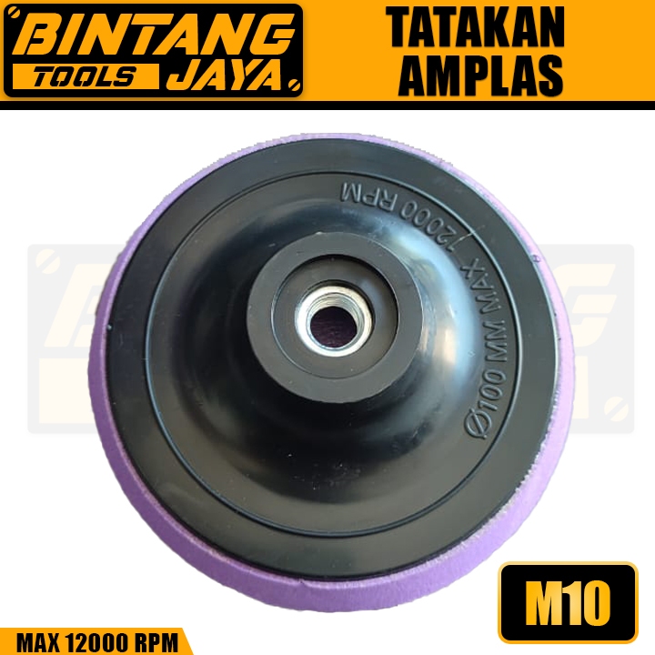 Velcro Disc Dudukan Amplas Tatakan Amplas Gerinda Pad Polishing Pad