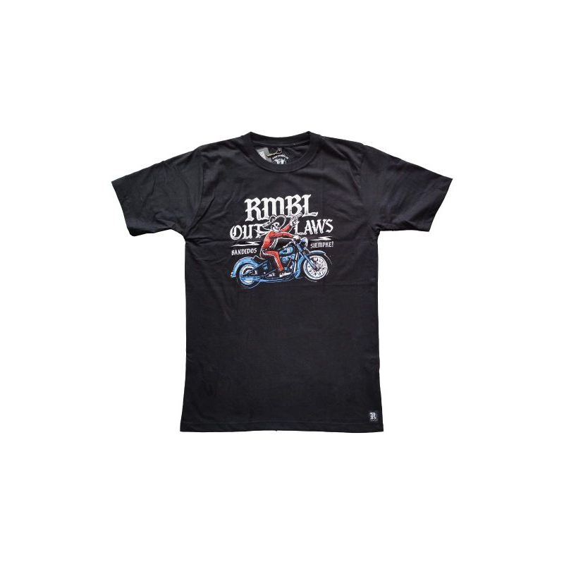 RMBL KAOS / TSHIRT BANDIDOS SIEMPRE BLACK / TS MXC BK
