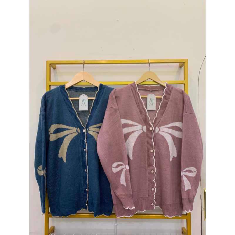 Cardigen Rajut Pita Besar