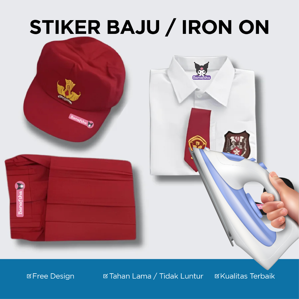 

Stiker Baju Custom / Kain / Sablon Nama / Sablon Baju Nama Anak(iron on) Lucu Cute / Stiker Baju Custom / Kain / Sablon Nama / Sablon Baju