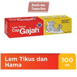 Lem Tikus Cap Gajah Tube Lem Jebakan Perangkap Tikus Tube