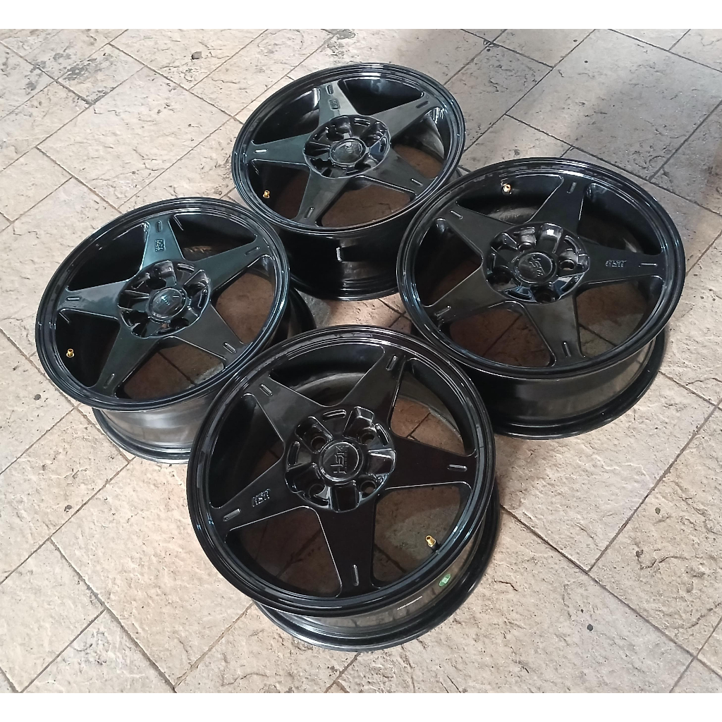 Velg Mobil Second HSR SPEEDSTER Ring 15 Lubang 4x100 Cocok BRIO AYLA AGYA CALYA JAZZ DLL