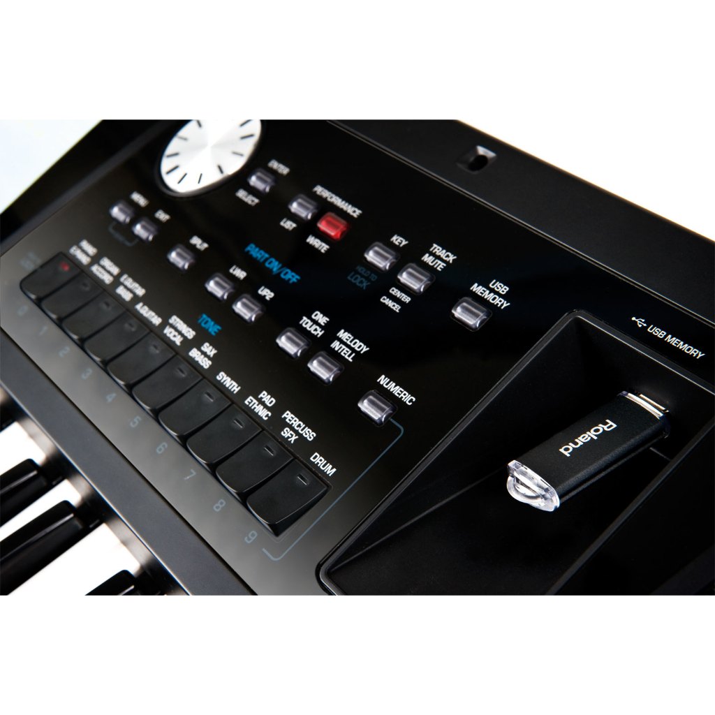 KEYBOARD ROLLAND HITAM BK-5 ORIGINAL / Roland BK5 / BK-5 / BK 5 Backing Keyboard Black / White / KEY