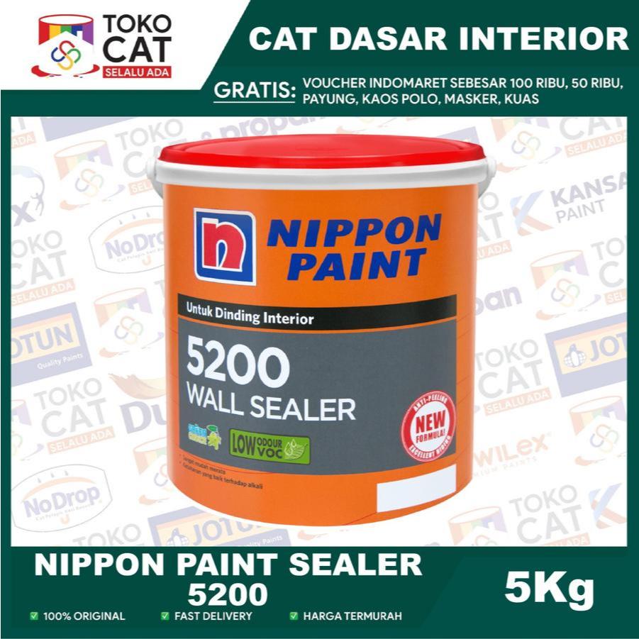 NIPPON PAINT 5200 WALL SEALER 5 KG GALON / WALL SEALER 5200