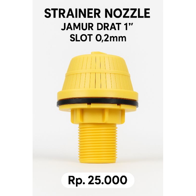 Strainer Nozzle Jamur - Drat 1" - Filter Air