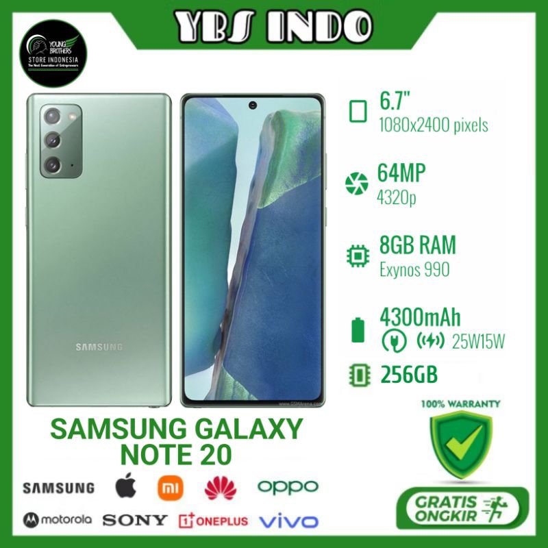 Samsung Galaxy Note 20 SEIN - Smartphone Bekas Bergaransi