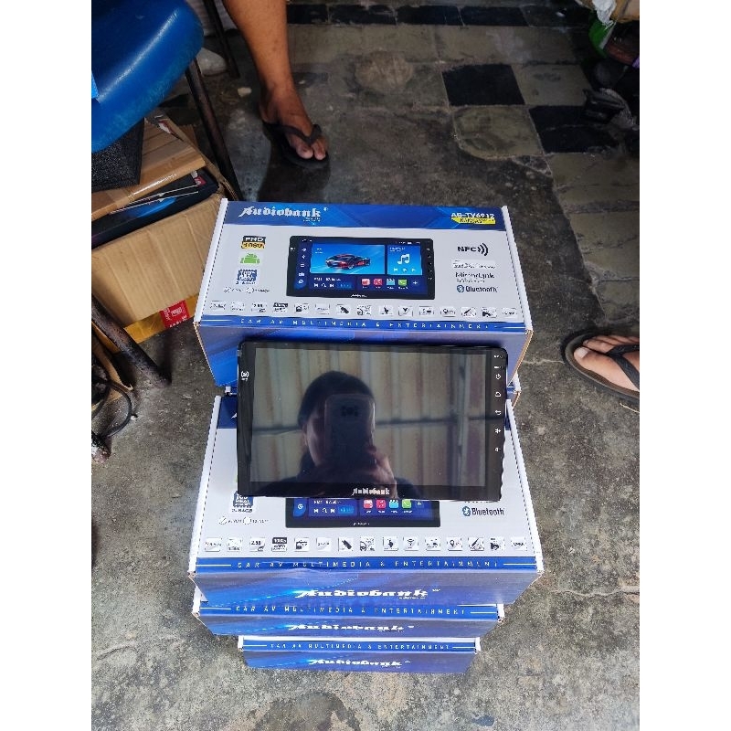tv android 9 inch ram 2 NFC Audiobank