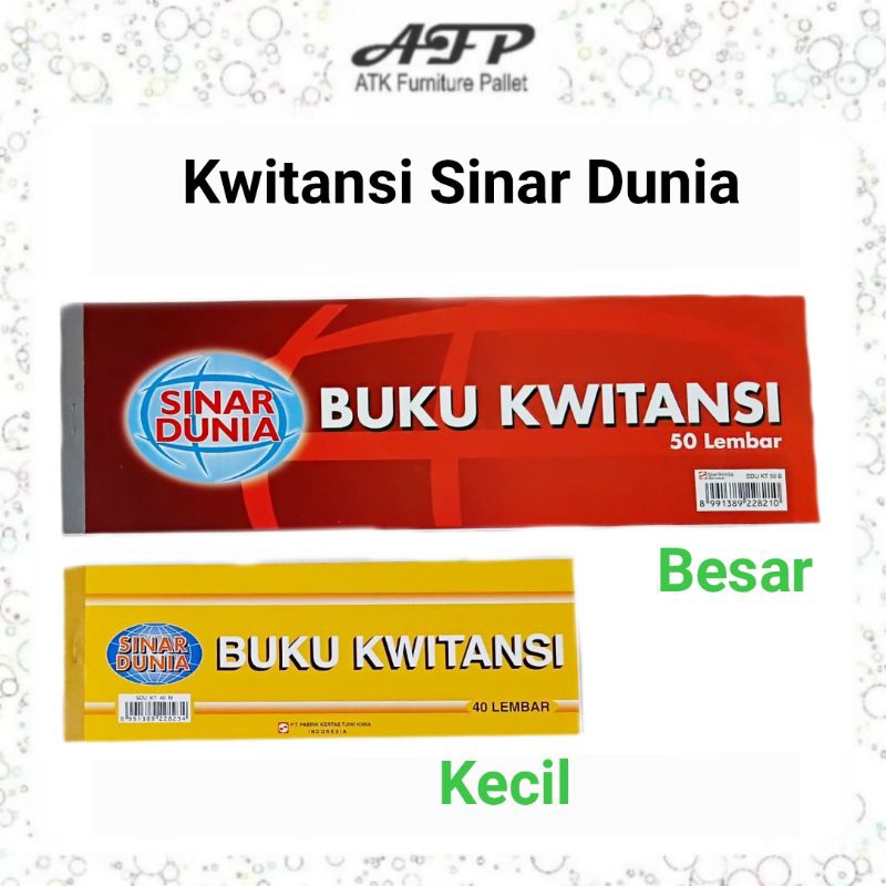 

Kwitansi KT 40 M 50 B Sinar Dunia Mini Kecil Besar Kuitansi