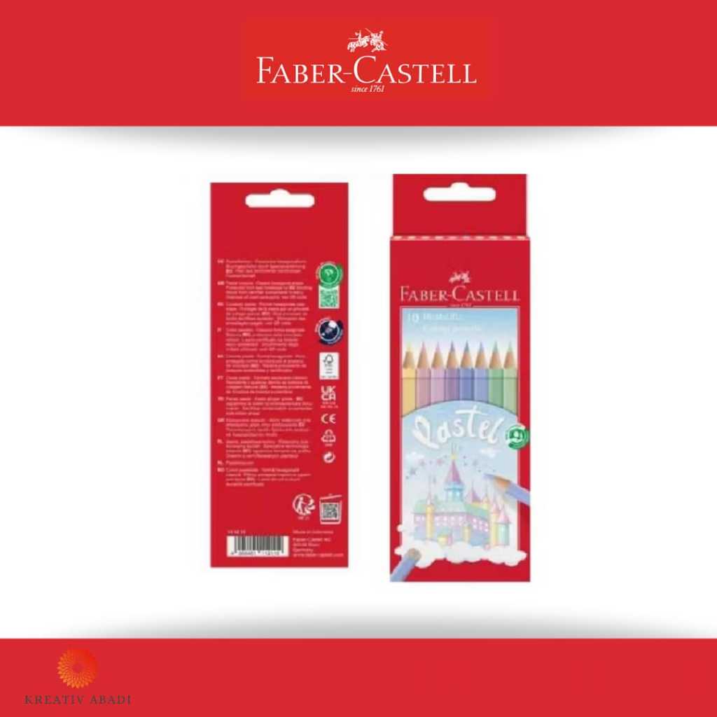 

Faber-Castell Colour pencil pastel hexagonal 10