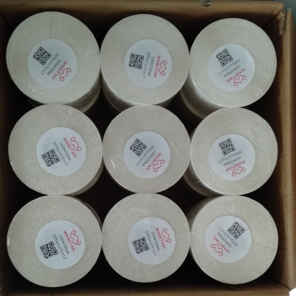 

Kertas Thermal Label 100x150 mm Isi 500 Lembar Stiker Pengiriman Resi Stiker Label Resi 4x6 | 10x15.