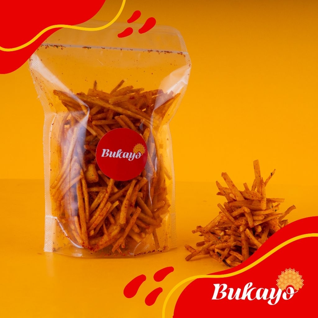 

BUKAYO KERIPIK STICK BALADO KEMASAN 175gr