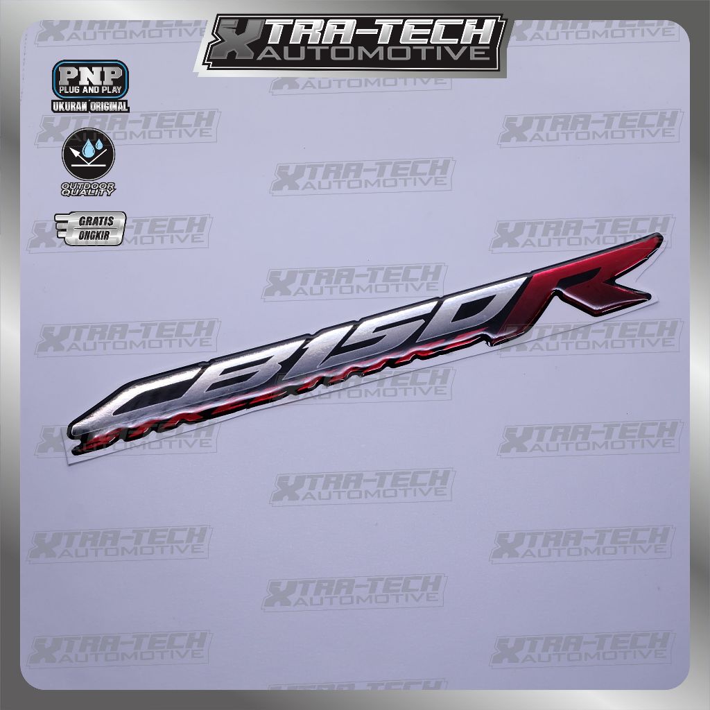 Emblem honda cb150r / emblem timbul honda cb150 / emblem titanium honda cb150r / emblem honda cb150 