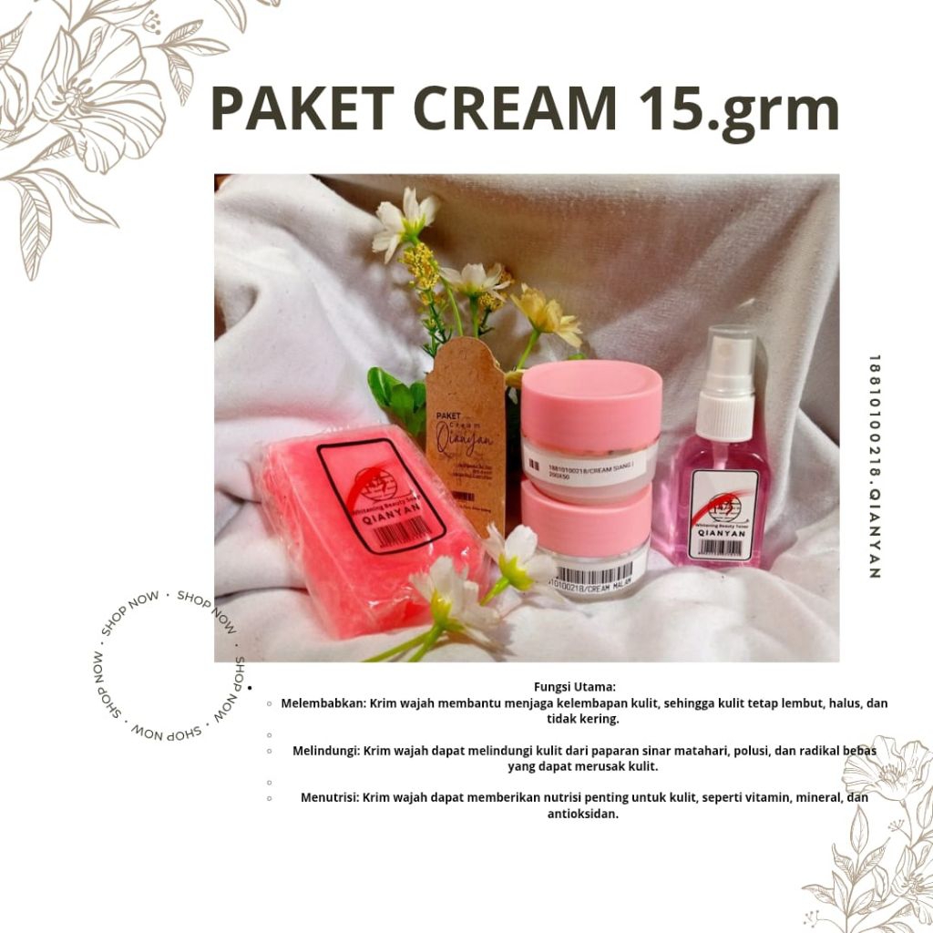 QIANYAN cream paket 30grm
