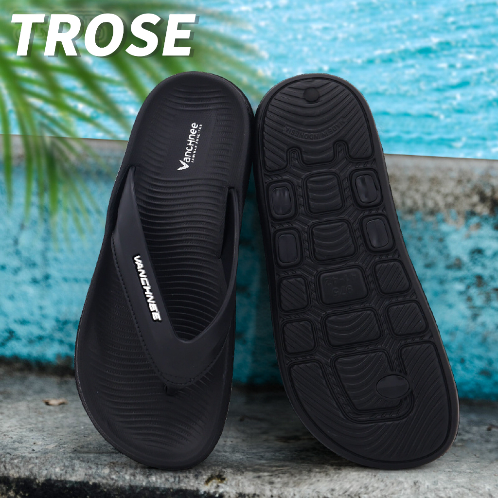 TROSE Sandal Jepit Pria Eva Original Sendal Japit Cowok Dewasa Ringan Kekinian New