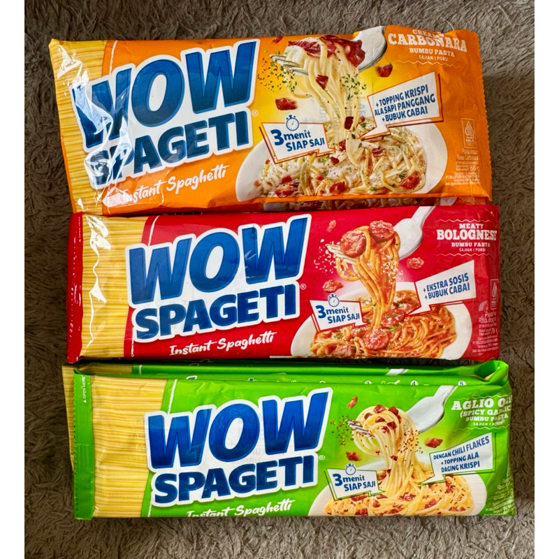 

WOW spageti instan sachet ecer per pcs