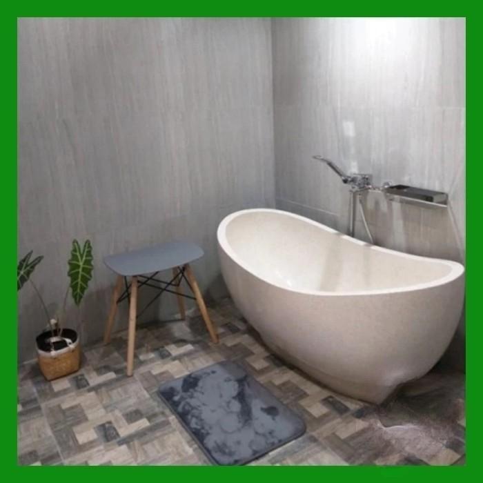 Bathtub Standing Terrazzo  P150cm bahan batu teraso