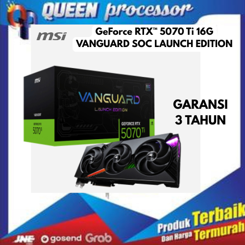 MSI GeFORCE RTX 5070 Ti 16G VANGUARD SOC LAUNCH EDITION GDDR7 / RTX5070Ti