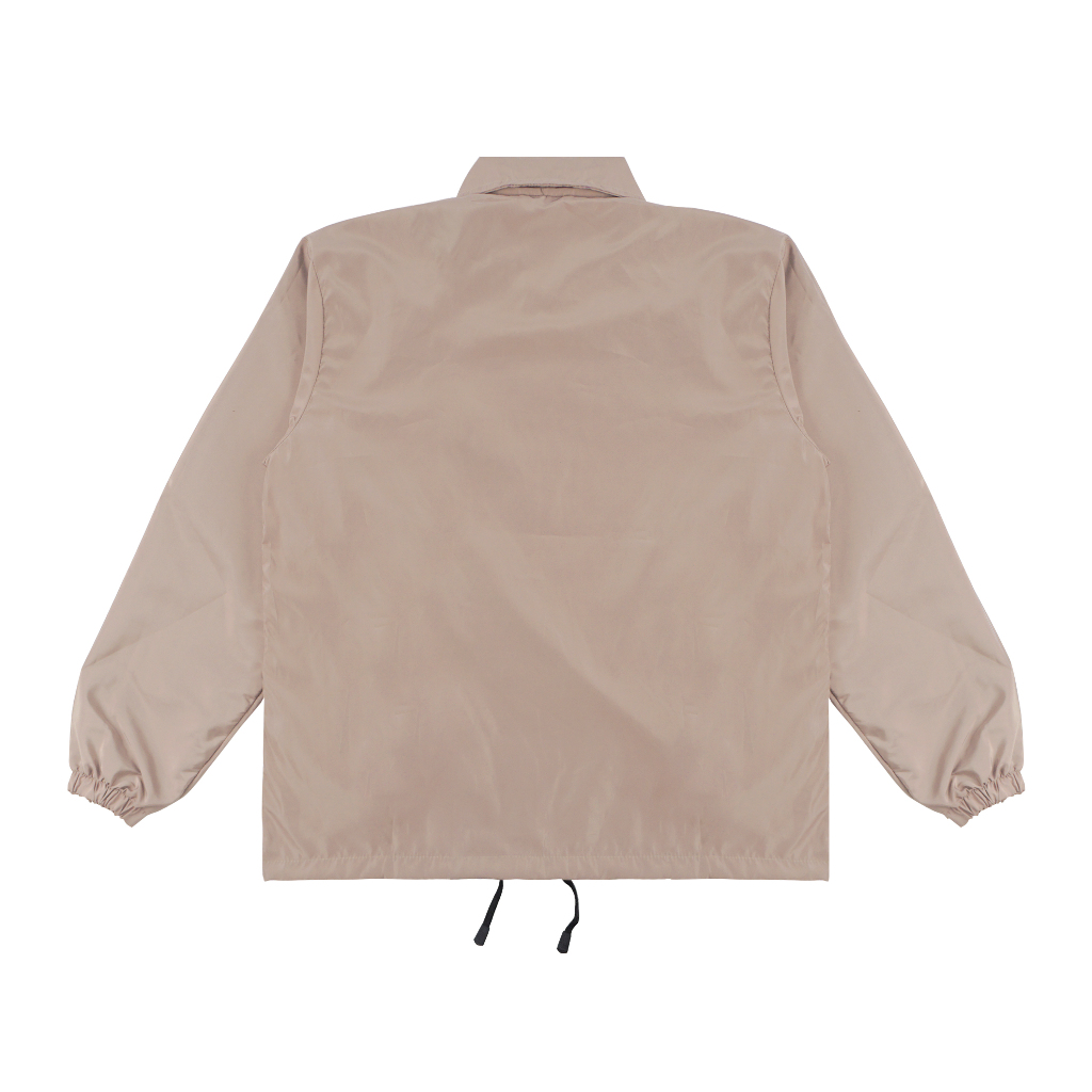 Troy Company Coach Jacket Troy Life Khaki - Jaket Windbreaker Coklat Khaki WN 3130