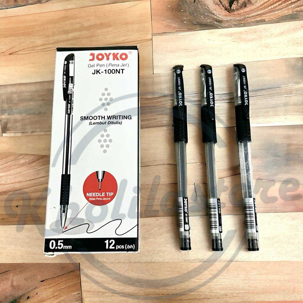 

Pulpen Gel Joyko JK-100NT 0.5mm isi 12 pcs