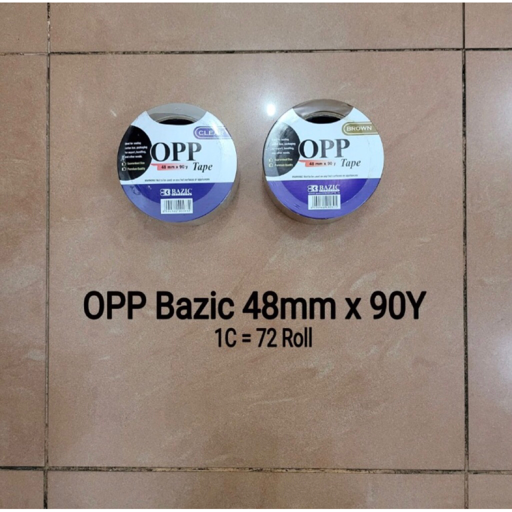 

HNB Stationery - OPP Basic Tape (Lakban) 48mm x 90Y 50gr Cokelat