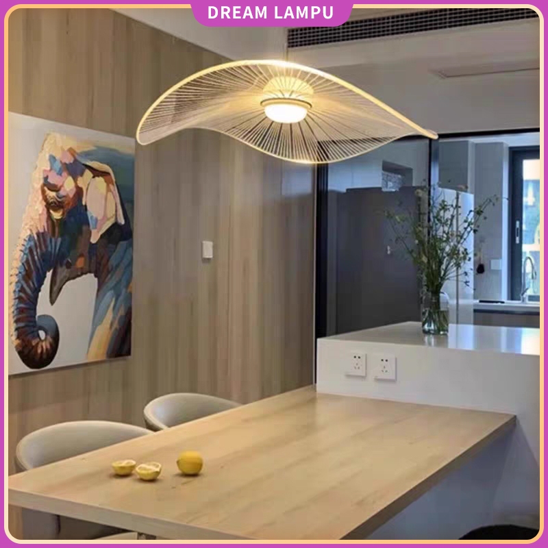 Lampu gantung restoran estetika meja makan/dapur/teras/kamar mandi/kamar tidur lampu hias 3 warna