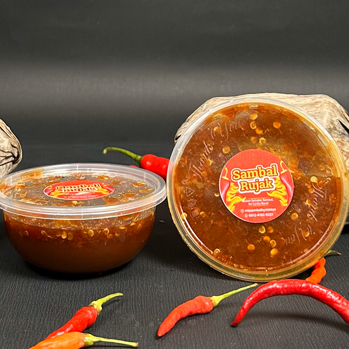 

Sambal Rujak Gula Merah Missambel - Manis Pedas Asli Tanpa MSG Cocok untuk Cocolan
