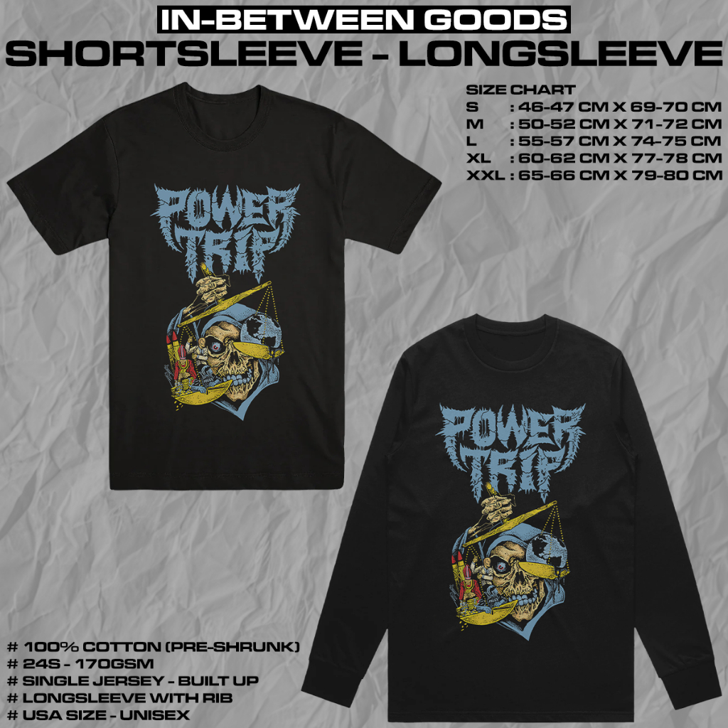 POWER TRIP - SCALE | T-SHIRT | LONGSLEEVE | BAND MERCH