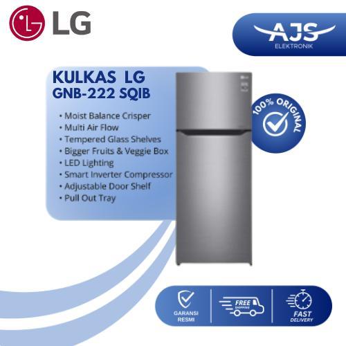 Kulkas LG 2 pintu GN-B 222 SQIB / GN-B222SQIB Garansi RESMI LG