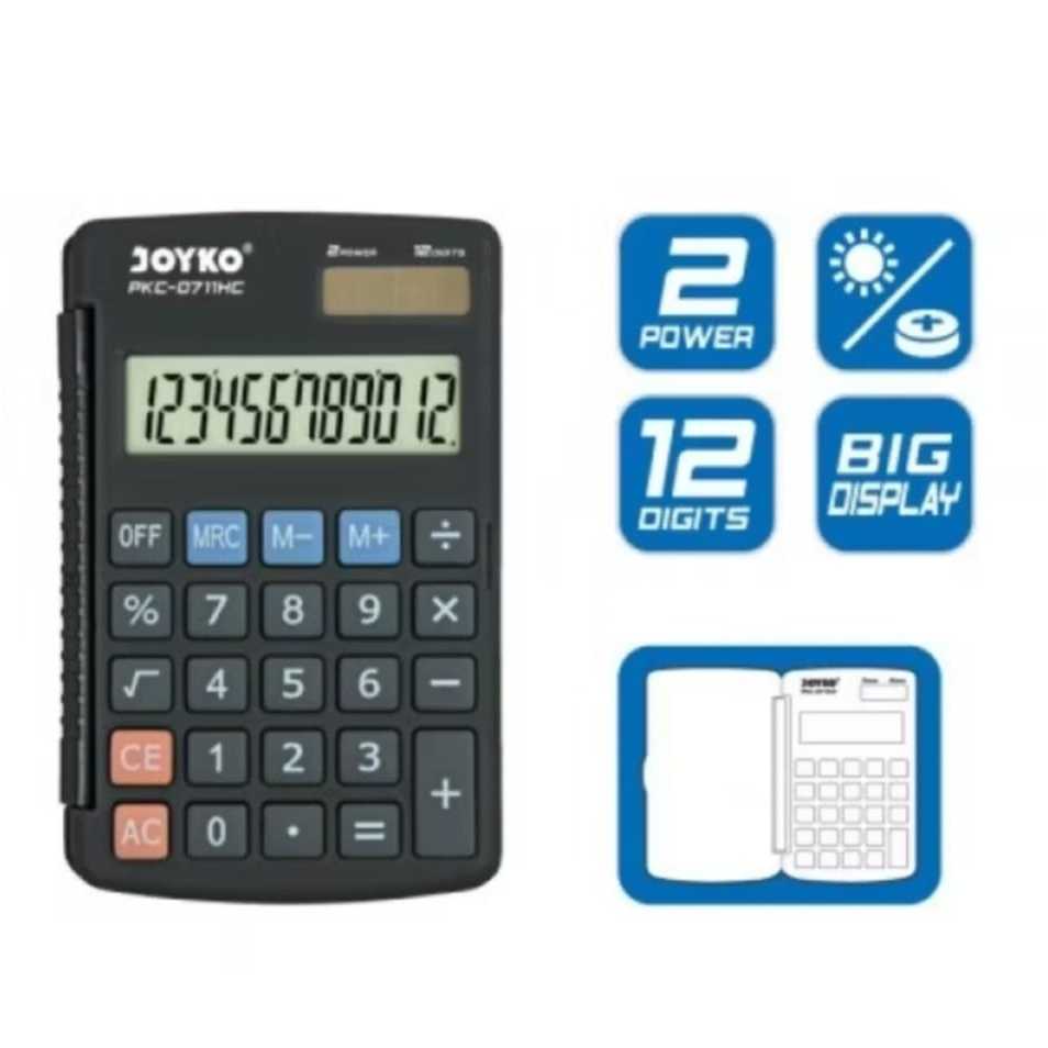 

KALKULATOR SAKU KALKULATOR ELECTRONIC PKC-0711HC TERMURAH GROSIR 3PCS