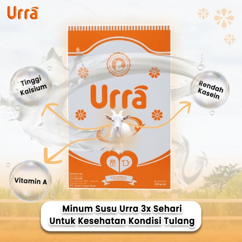 

Paket 1 BOX Susu URRA Kambing Saneen Premium Untuk Penambah Berat Badan & Tinggi Badan Anak Terbaik