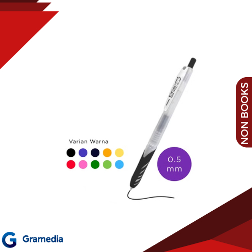 

Gramedia Medan - ZEBRA KOKORO GEL 0.5 BLACK