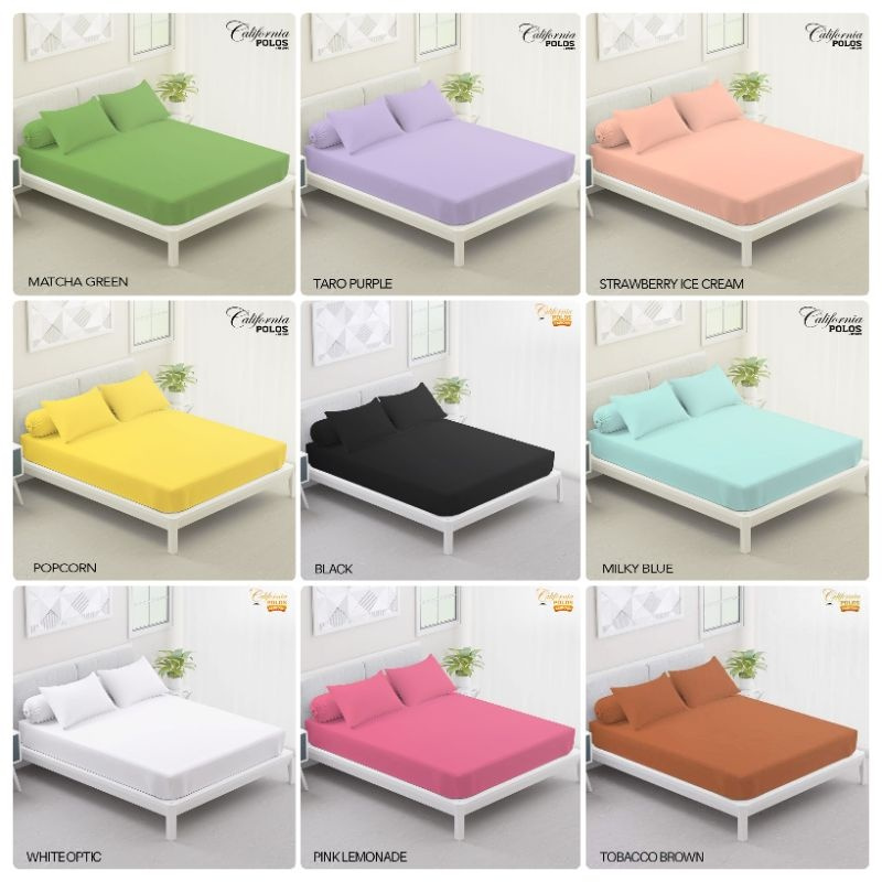 SPREI POLOS CALIFORNIA 180X200 / CALIFORNIA POLOS EMBOSS