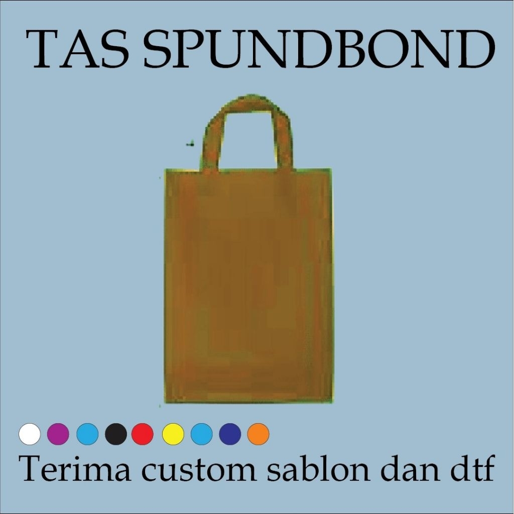 

Tas spunbond handle lipat samping 25x35, goodie bag, tote bag, hampers, promosi, souvenir, tas belanja