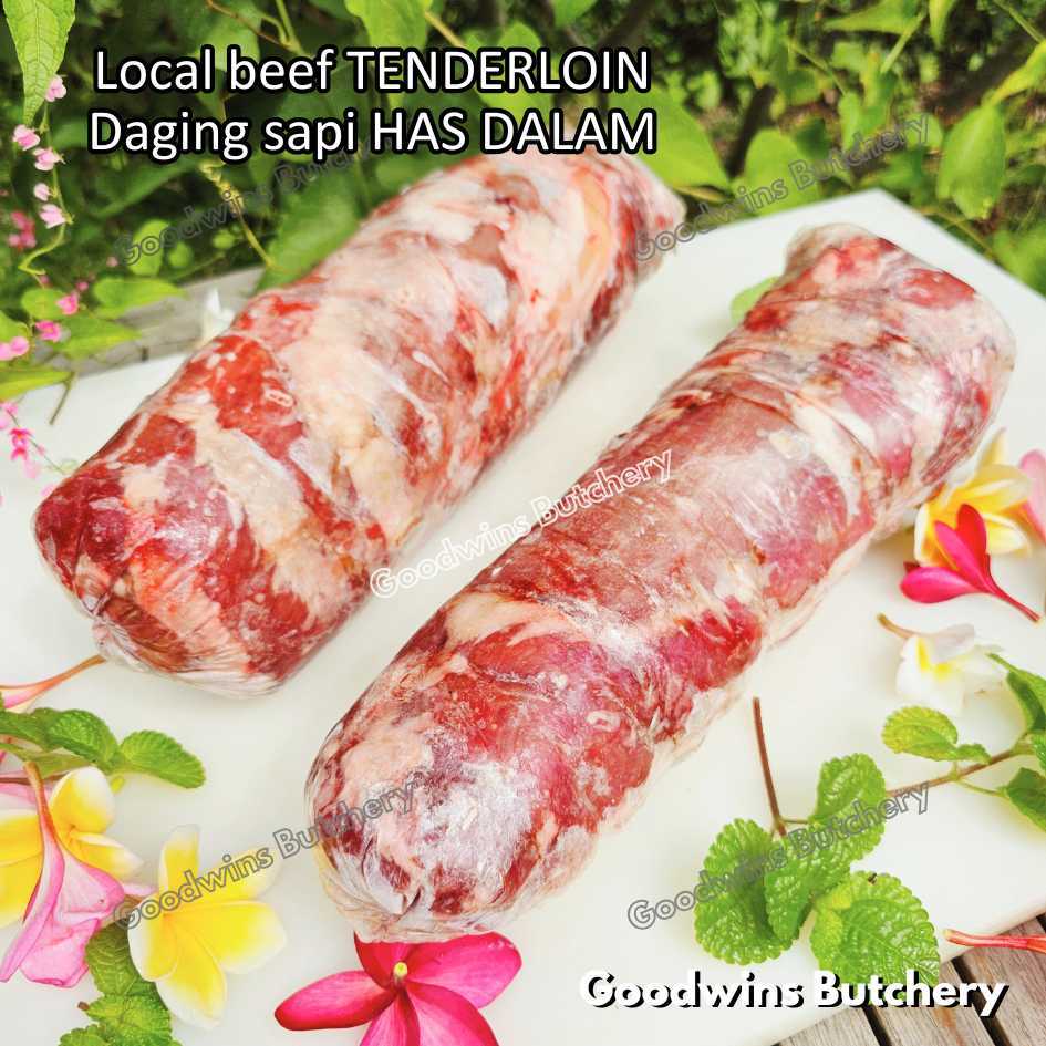 

Beef TENDERLOIN Local Premium whole-utuh | daging sapi has dalam eye fillet mignon frozen