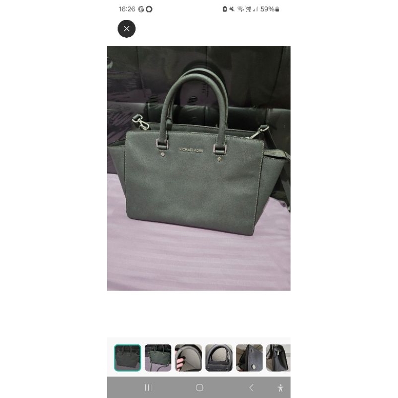 tas michael kors tas MK authentic asli tas wanita size medium tas slingbag