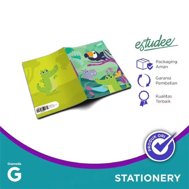 

Gramedia Cirebon - Buku Tulis Estudee I Kwarto 38 Animals Isi 10