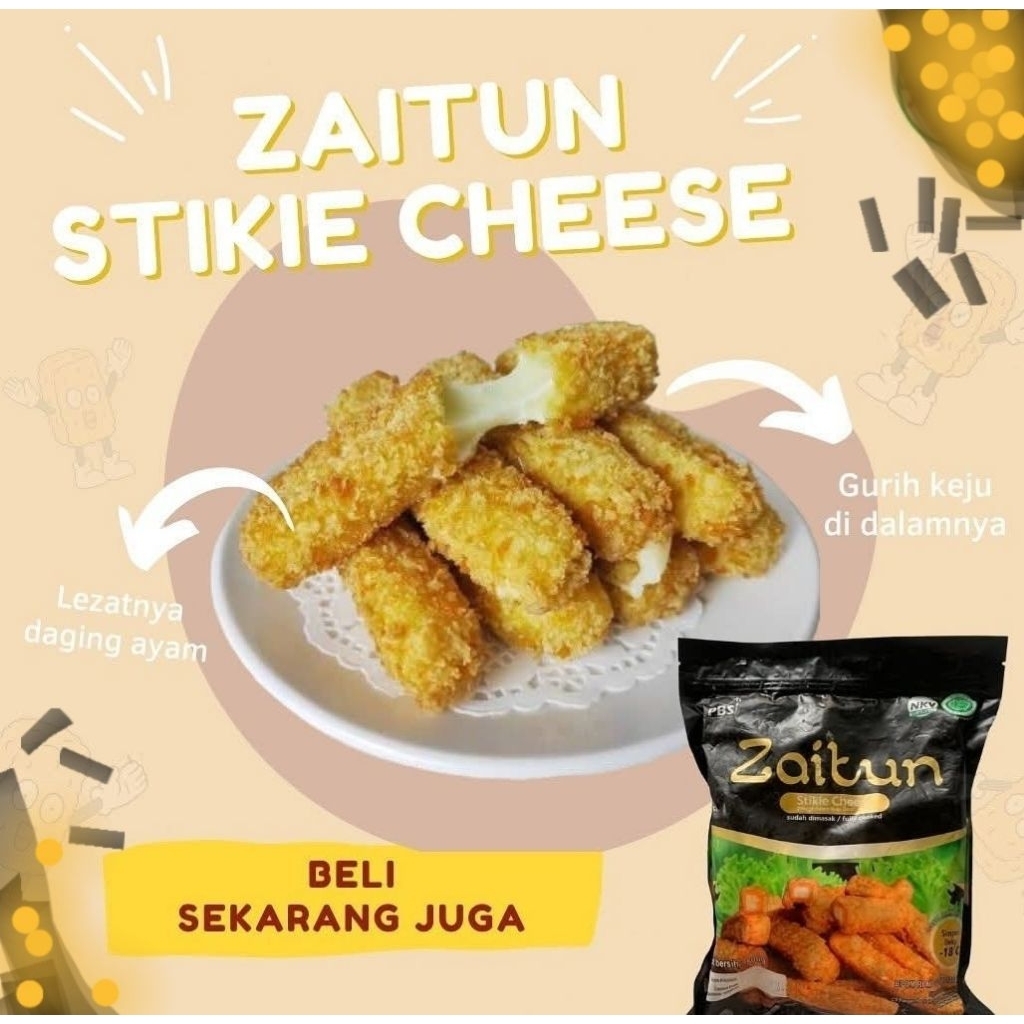 

Zaitun nagget stick keju 500 gr